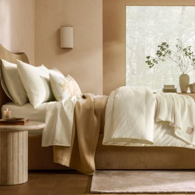 Signature Cotton Hemmed Duvet Cover Set