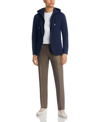 Cotton Jersey Jacket & Removable Hood