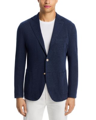 Herringbone Cotton Jersey Soft Jacket