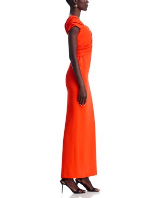 Cap Sleeve Draped Dress