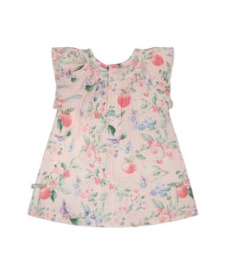 Girls' Cotton Muslin Dress and Bloomer Printed Berries Set - Baby
