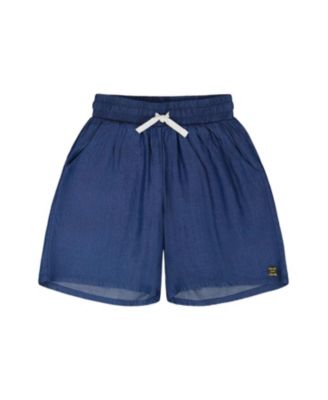 Girls' Relaxed Fit Chambray Bermudas - Big Kid