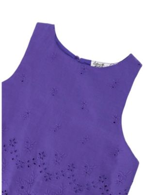  Girls' Sleeveless Top and Elastic Waist Skirt Set - Little Kid