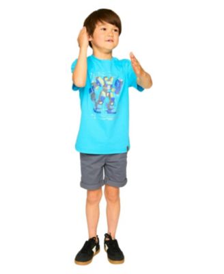 Boys' Folded Hems Stretch Twill Shorts - Little Kid