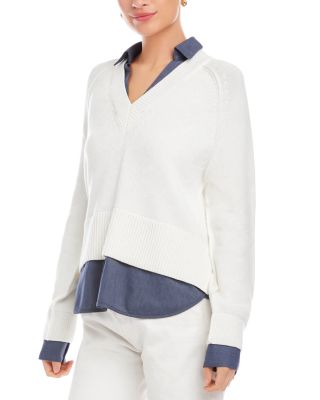 Carrie Mixed Media Sweater