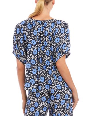 Puff Sleeve Peasant Top