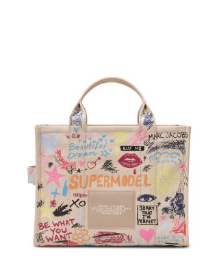 The Punk Scribble Canvas Medium Tote Bag