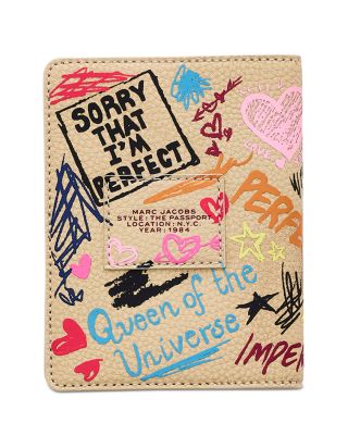 The Punk Scribble Passport Case