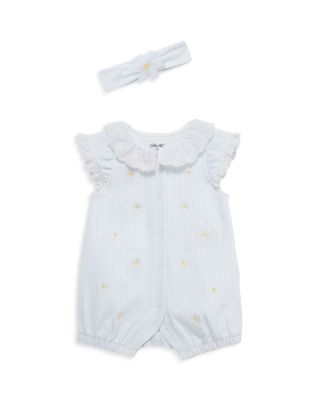 Girls' Daisy Romper & Headband Set - Baby