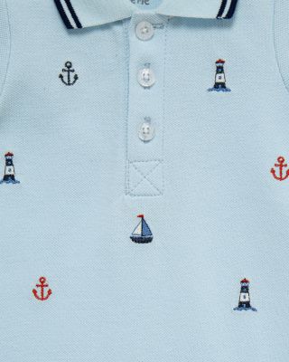 Boys' Nautical Romper & Hat Set - Baby