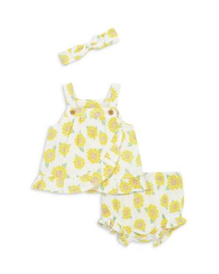 Girls' Sunflower Sunsuit & Headband Set - Baby