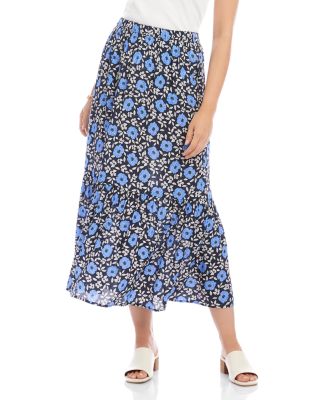 Front Slit Midi Skirt