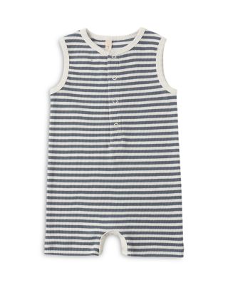 Boys' Ribbed Henley Romper - Baby