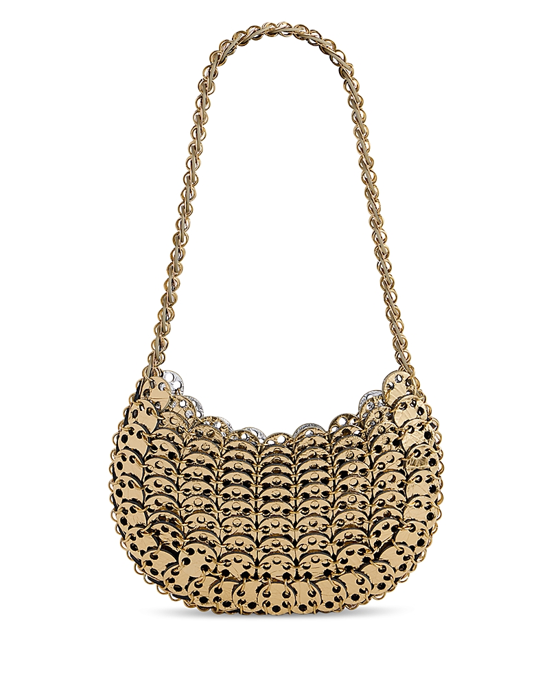 Rabanne Leather & Metal Disc Handbag