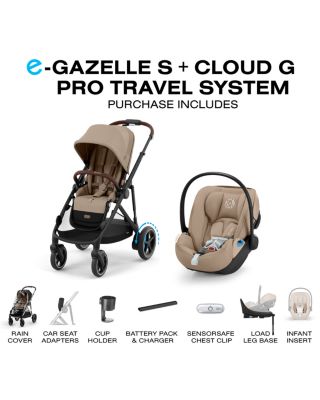 eGazelle S Stroller + Cloud G Pro Travel System
