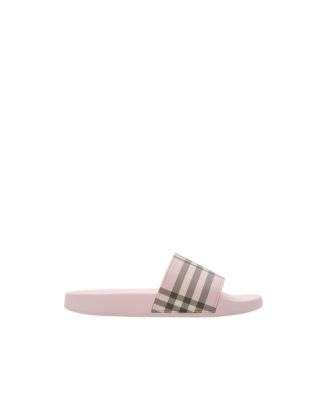 Women's Check Slides