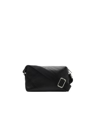  Embossed Check Crossbody Bag