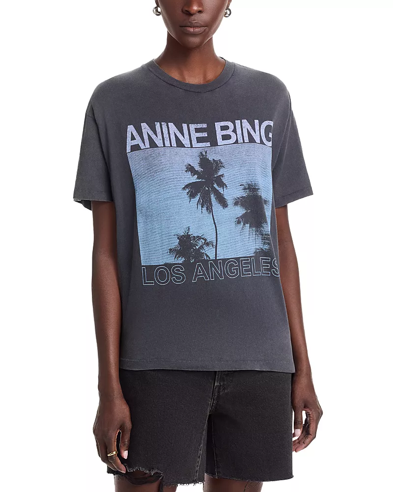 Anine Bing Cade Palms Tee