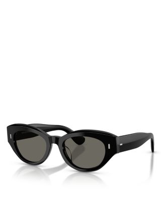 Lerrue Oval Sunglasses, 50mm