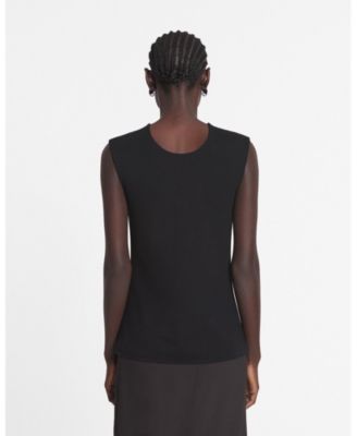 Jersey Top with a Plunging Neckline