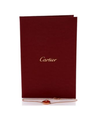  XS Amulette de Cartier Bracelet 18K Rose Gold with Diamond and Carnelian