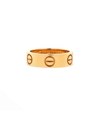  Love Band Ring 18K Gold