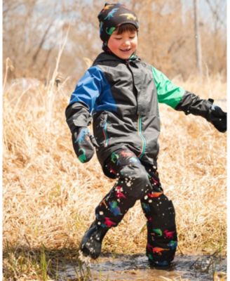 Boys' 3-in-1 Two-Piece Dinosaur Mid-Season Outerwear Set - Little Kid