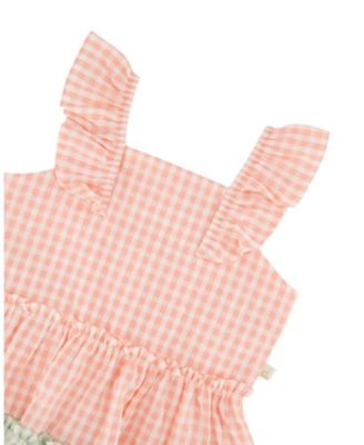 Girls' Tunic and Organic Cotton Gingham Capri Set - Big Kid