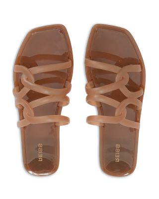 Women's Asymmetric Jelly Slides