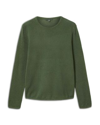 Montclair Long Sleeve Mesh Crewneck Sweater