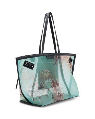 Days Carryall Large Printed Mesh Tote Bag
