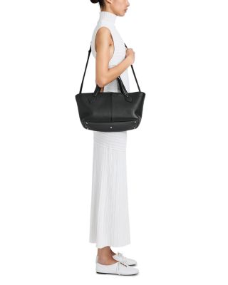 East West Chelsea Medium Pebbled Leather Tote Bag