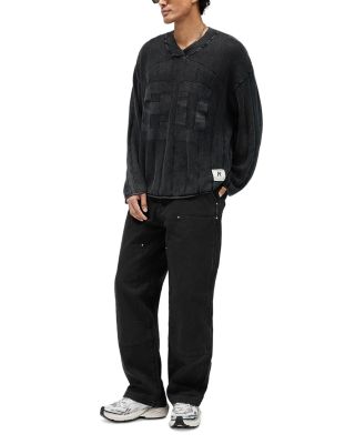 Knitted Varsity Jersey Sweater