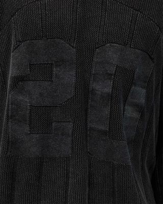 Knitted Varsity Jersey Sweater