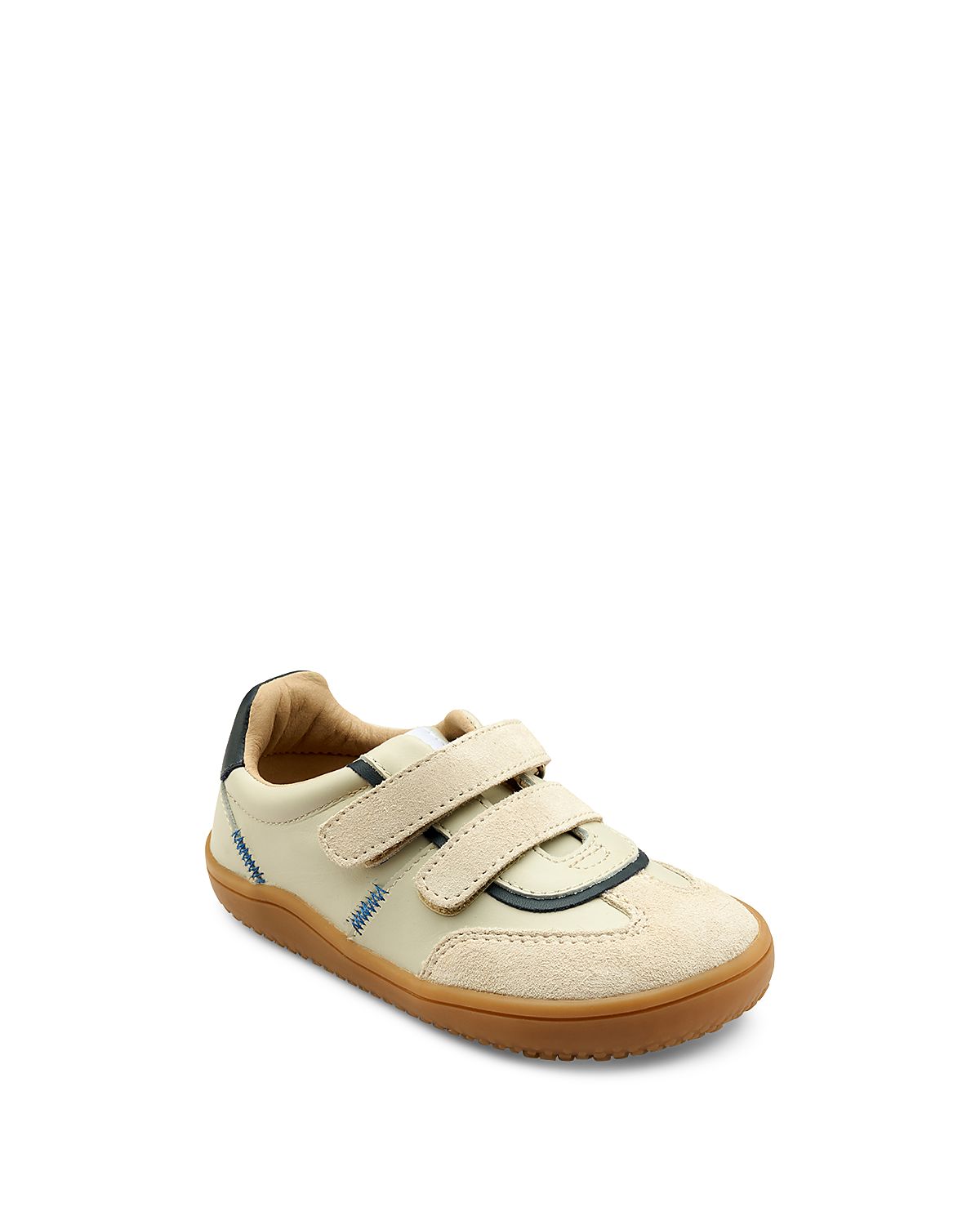 Old Soles Unisex Zigsta Barewalk Leather Sneakers - Toddler, Little Kid