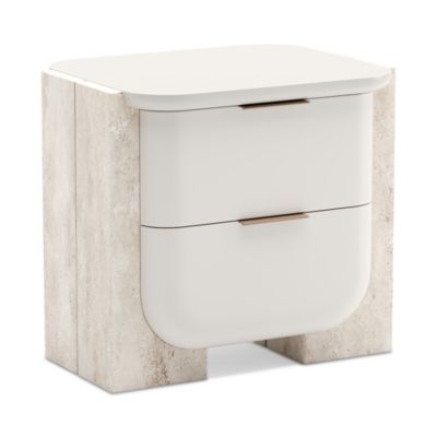 Overlap Small Nightstand, Light