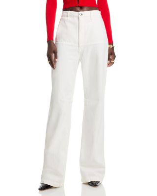 The Stevie Wide Leg Jeans in White