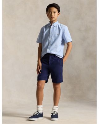 Boys' Cotton Oxford Short Sleeve Shirt - Big Kid