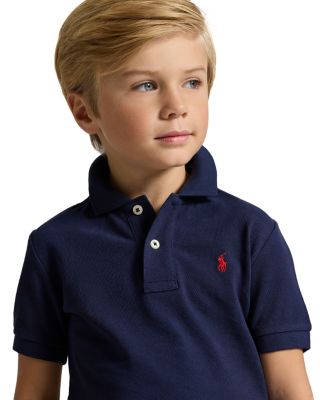 Boys' Solid Mesh Polo Shirt - Little Kid