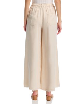 Soft Tie Front Top & Wide Leg Pants