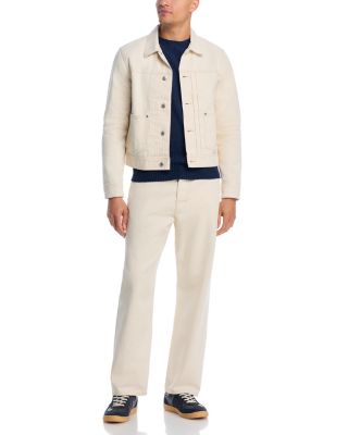 Cotton Barrel-Leg Jeans In Rinse Wash