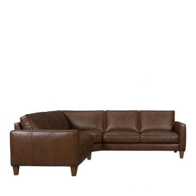 Artie Three Piece Leather Sectional