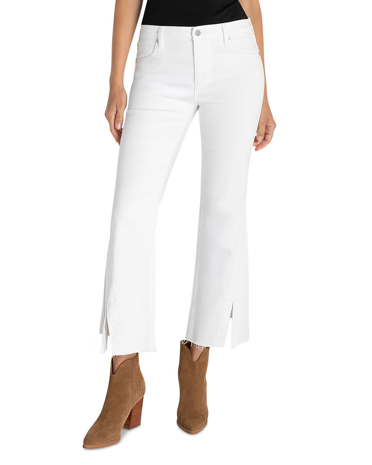 Liverpool Los Angeles Plus Hannah Crop Flare Twisted Slit Pants