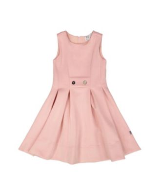  Girls' Sleeveless Neoprene Fitted Dress - Little Kid