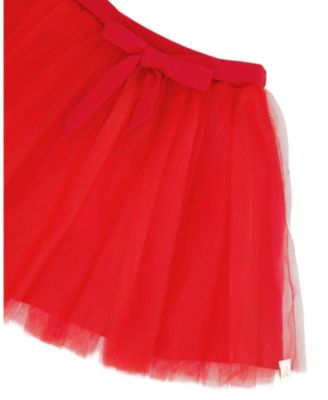 Girls' Elastic Waist Mesh and Eyelet Skirt - Big Kid