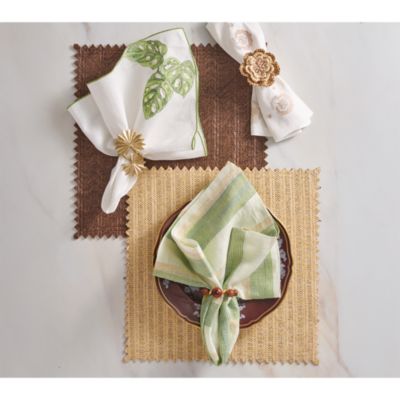 Vista Placemat in Natural & Brown