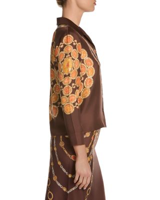 Silk Twill Print The Lover Shirt