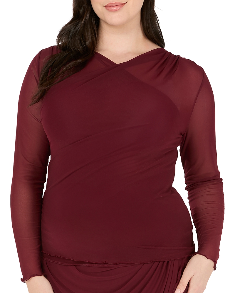 Estelle Plus Annalise Mesh Top