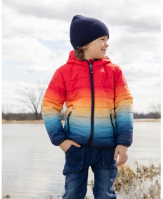 Boys' Quilted Mid-Season Gradient Jacket - Little Kid, Big Kid