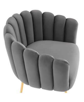  Sanna Channel Tufted Performance Velvet Armchair